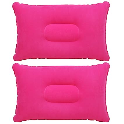 TRIXES Almohada Inflable para Viaje o para Acampar - Almohada para Inflar