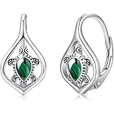 AOVEAO Cute Animal Leverback Earring 925 Sterling Silver Summer Bohemia Beach Theme Earrings for Women