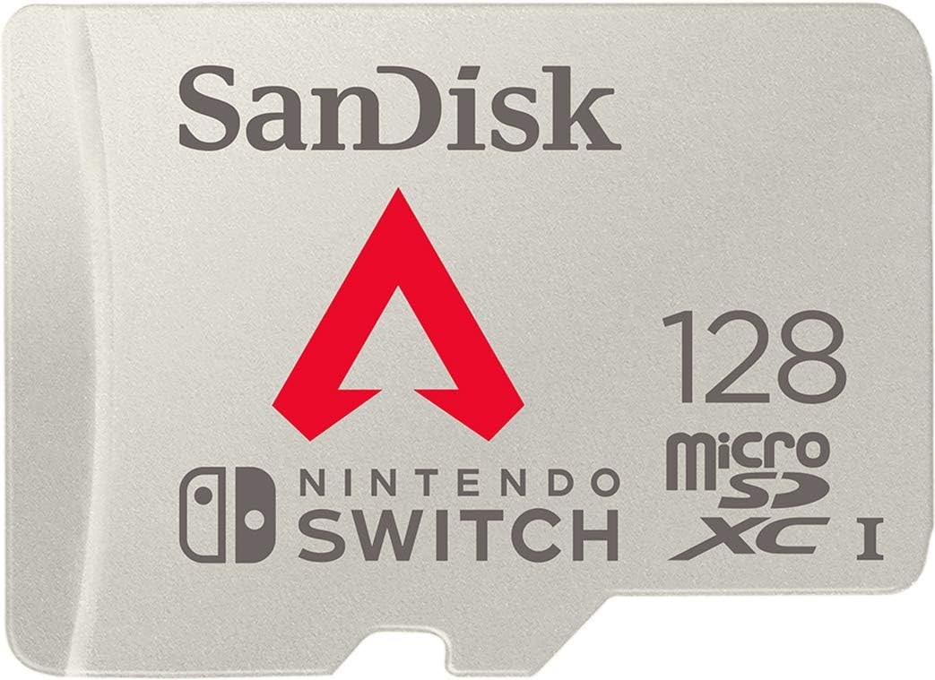 SanDisk 128GB microSDXC card for Nintendo Switch consoles Nintendo Licensed Product, Apex edition, up to 100 MB/s