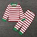 Yoyorule Baby Kids Outfit T-shirt Top+Leggings Pants Christmas Set Sleepwear