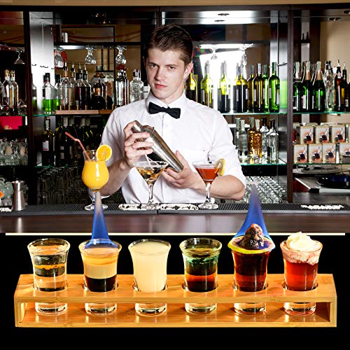 GWHOLE Cocktail-Martini-Shaker-Set, 11 Stück, Edelstahl, mit integriertem Sieb und Messbecher – Bild 5