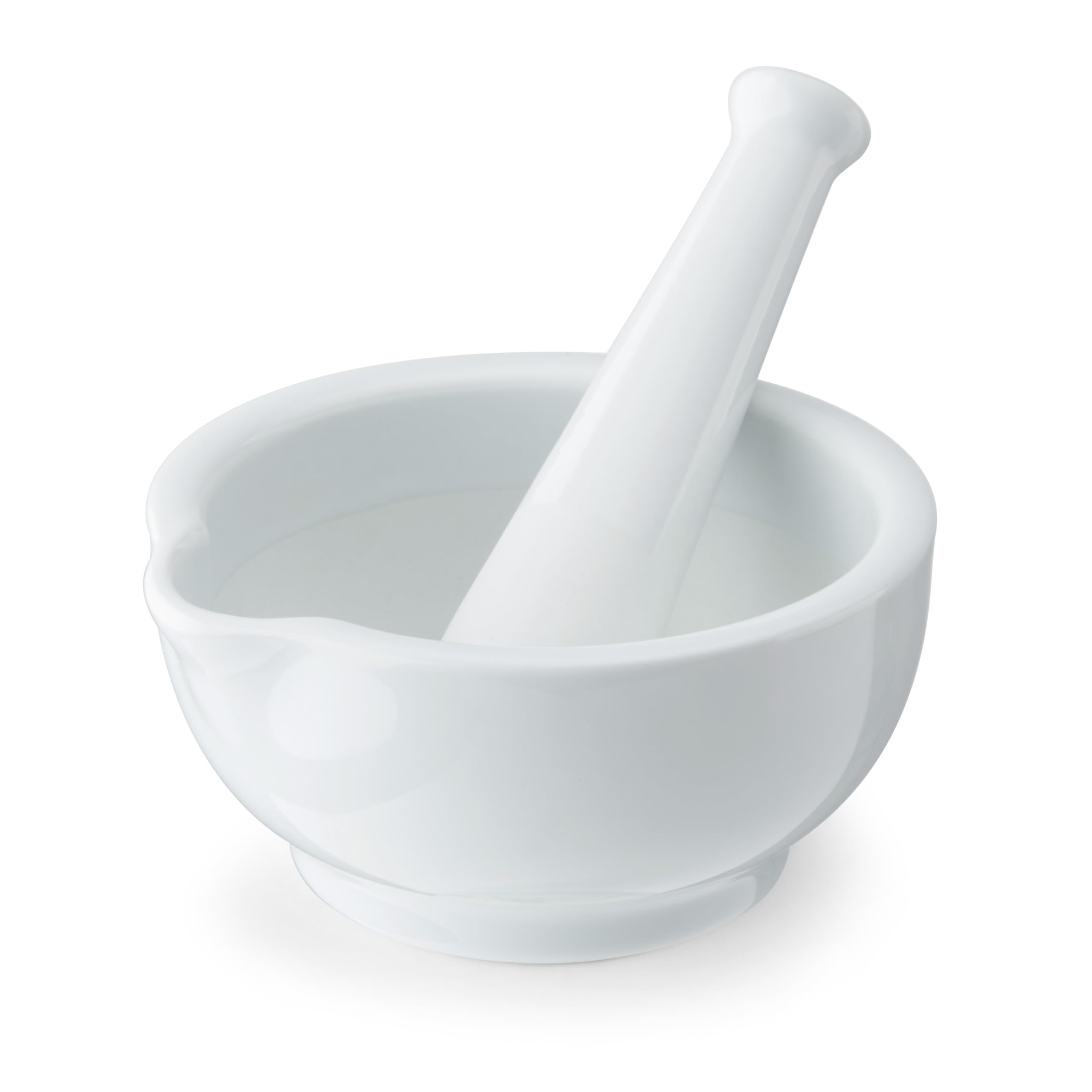 Mikasa Chalk Porcelain Mortar & Pestle, Labelled