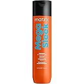 MATRIX Mega Sleek Shampoo, For Frizzy and Unruly Hair, Controls Frizz & Flyaways, Smooths Hair with Shea Butter, Vegan
