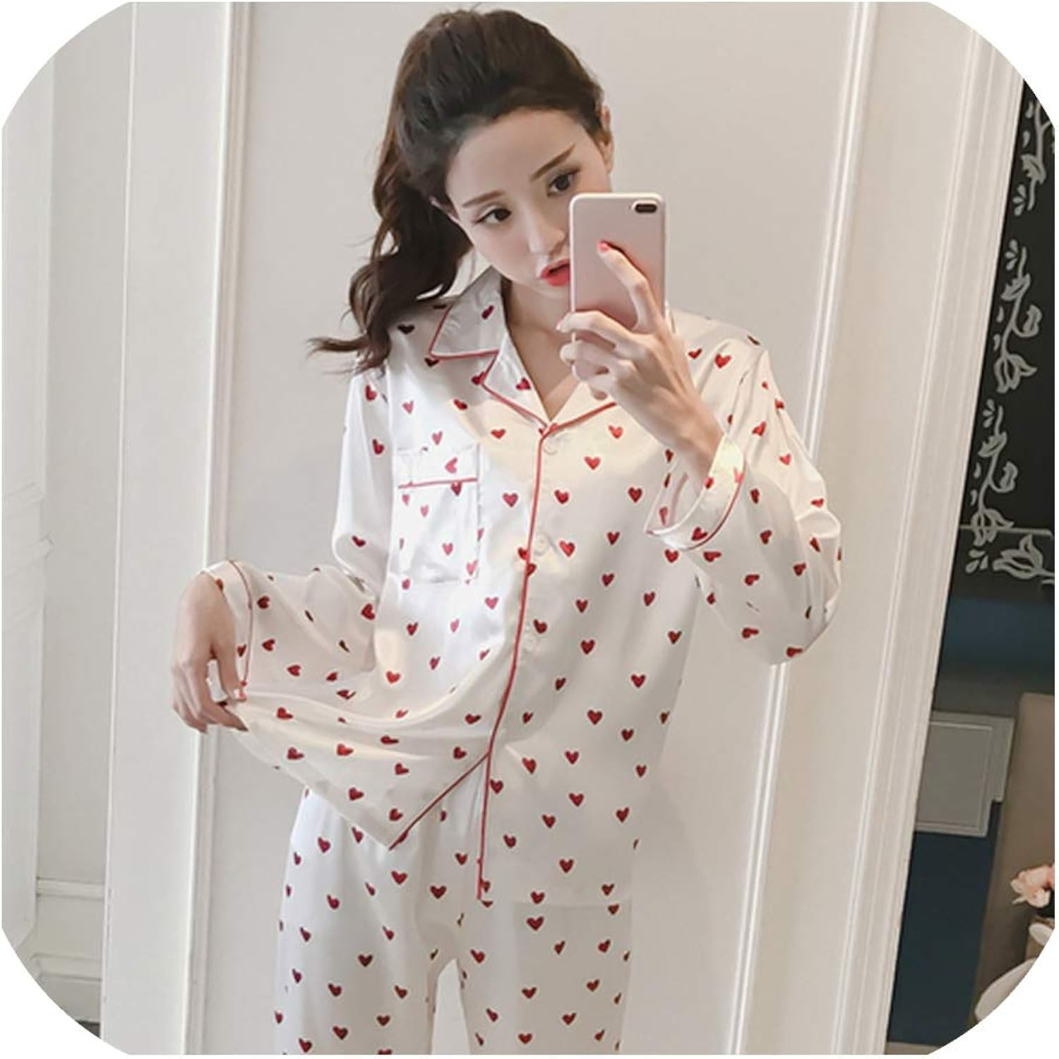 silk night suit for ladies