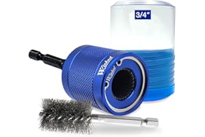 WICKED 3/4’’ Copper Pipe Cleaner, The Original Fully Repairable Extreme Duty, Professional Plumber’s Tool, Industrial Strength Aircraft Grade Aluminum, Tradesmen Quality/Durability