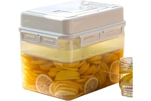 Pickled Vegetables Containers, 5L Pickle Container with Removable Press Plate And Handle, Large Capacity Pickle Fermentation 