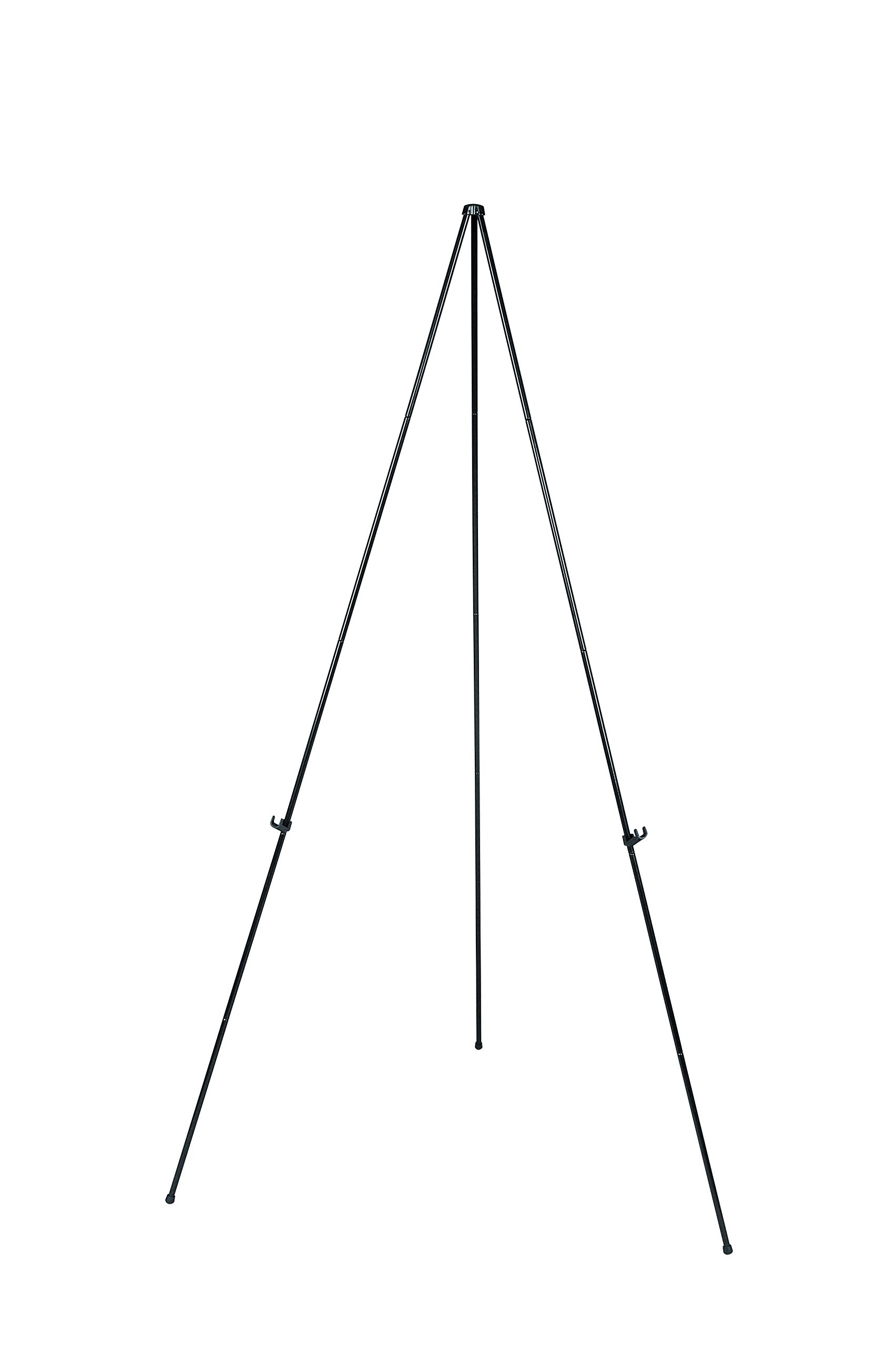 Bi-Office Display Easel Ultra Lightweight, Black Folding Metal, Height: 150 cm