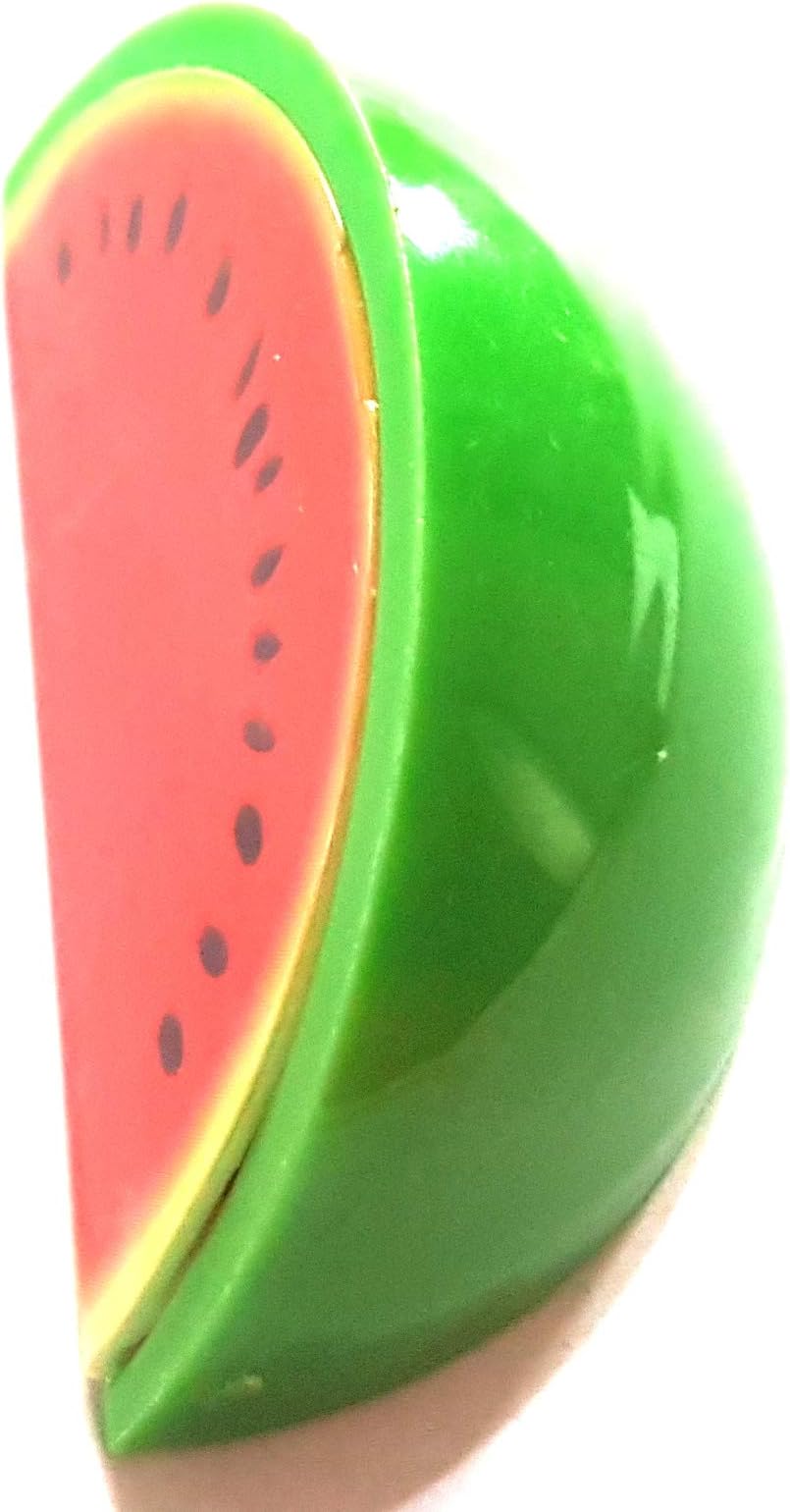 Dojore Watermelon Fruit & Vegetable Slice Pencil Sharpener 5.5cm x 3cm Food Theme Stationery & Artist Tool. Ideal for Visual Arts, Pencils and Drawing.