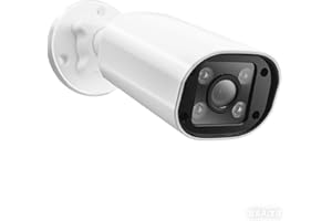 PUSOKEI 4MP POE IP Camera Outdoor, AI Human Detection & Face Search, IP66 Weatherproof, Dual Storage Remote Access