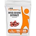 BulkSupplements.com Wild Jujube Extract Powder - Sourced from Jujube Fruit, Jujube Supplement - Herbal Supplement, Gluten Free, 1000mg per Serving, 500g (1.1 lbs) (Pack of 1)