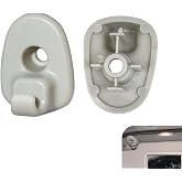 Icyfond 2PCS Car Sun Visor Clips, Upgraded Car Sun Visor Clips Replacement Retainer, Auto Interior Sunscreen Holder Hook, Replaces OEM#1AR26BD1AA/1AR26DW1AA, Compatible With Dodge Nitro Liberty