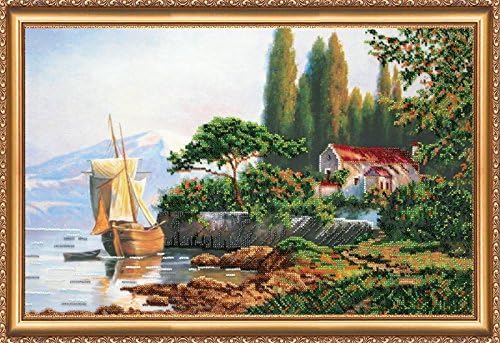 Beaded DIY Embroidery Kit "Sailfish"