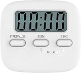 Jsdoin 2 Pack Digital Kitchen Timer Magnetic Countdown Stopwatch Loud Alarm view 3