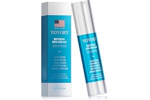YOYORY Retinol Under Eye Cream - Anti Aging Eye Cream for Dark Circles and Puffiness, Eye Bags, Wrinkles Fine Lines Skin Care Treatment Hydrates & Lifts(20ml)