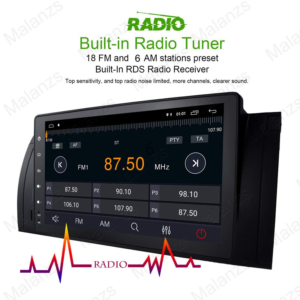 Amazon.com: Touchscreen Head Unit for BMW E39 E53 M5 X5 Car Stereo 9