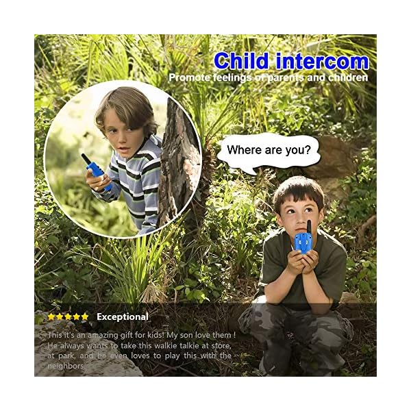 Dreamingbox Toys for 3 4 5 6 7 8 9 10 Year Old Boys, Walkie Talkie for Kids Gifts for 3 4 5 6 7 8 9 10 Year Old Boy 3-10 Year Old Boy Gifts Funny Gifts Autism Garden Toys Outdoor Toys for Boys Blue