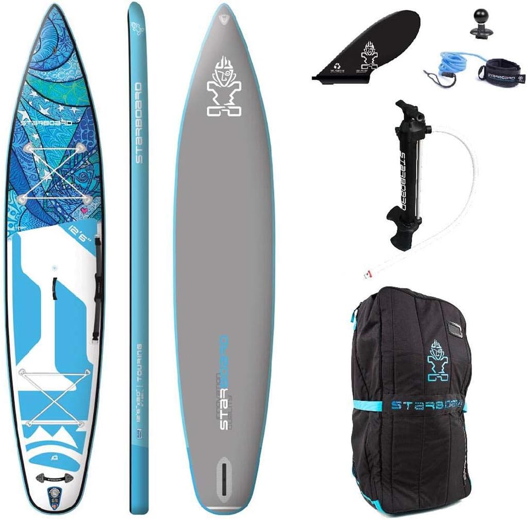 Starboard 2020 12'6"x30"x4.75" Touring Tikhine Wave Deluxe Inflatable SUP Paddle Board