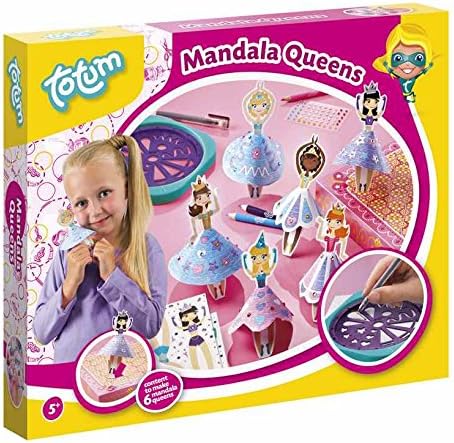 Totum Creative Kit - Queens Mandala - Create Your Dancers in Mandala, Multicolored, Large