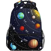 Backpack Universe Space Galaxy Solar System Shoulder Bag Daypack Travel Hiking for Boys Girls Men Women