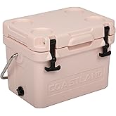 Coastland Bay Series Cooler Premium Everyday Use Insulated Rotomolded Cooler, Small Ice Chest for Tight Spaces, Soccer Games, &amp; Tailgates