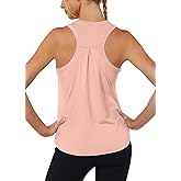 Hiwzffy Workout Tank Tops for Women Racerback Tops Sleeveless Running Shirts Loose Fit Athletic Gym Quick Dry Exercise