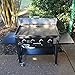 TITAN GREAT OUTDOORS Ash & Ember Griddle Cover Fits 36in Blackstone Grill, Waterproof Diamond Plated Lightweight Aluminum Flat Top Griddle Guard Cover with Handle