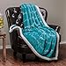 Chanasya Premium Sympathy Warm Hugs Gift Throw Blanket - for Positive Energy Support Comfort Strength - Cancer Chemo Get Well Gift Blanket - Patient Women Men Friend (60x70 Inches) Teal