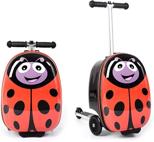 child's suitcase with scooter
