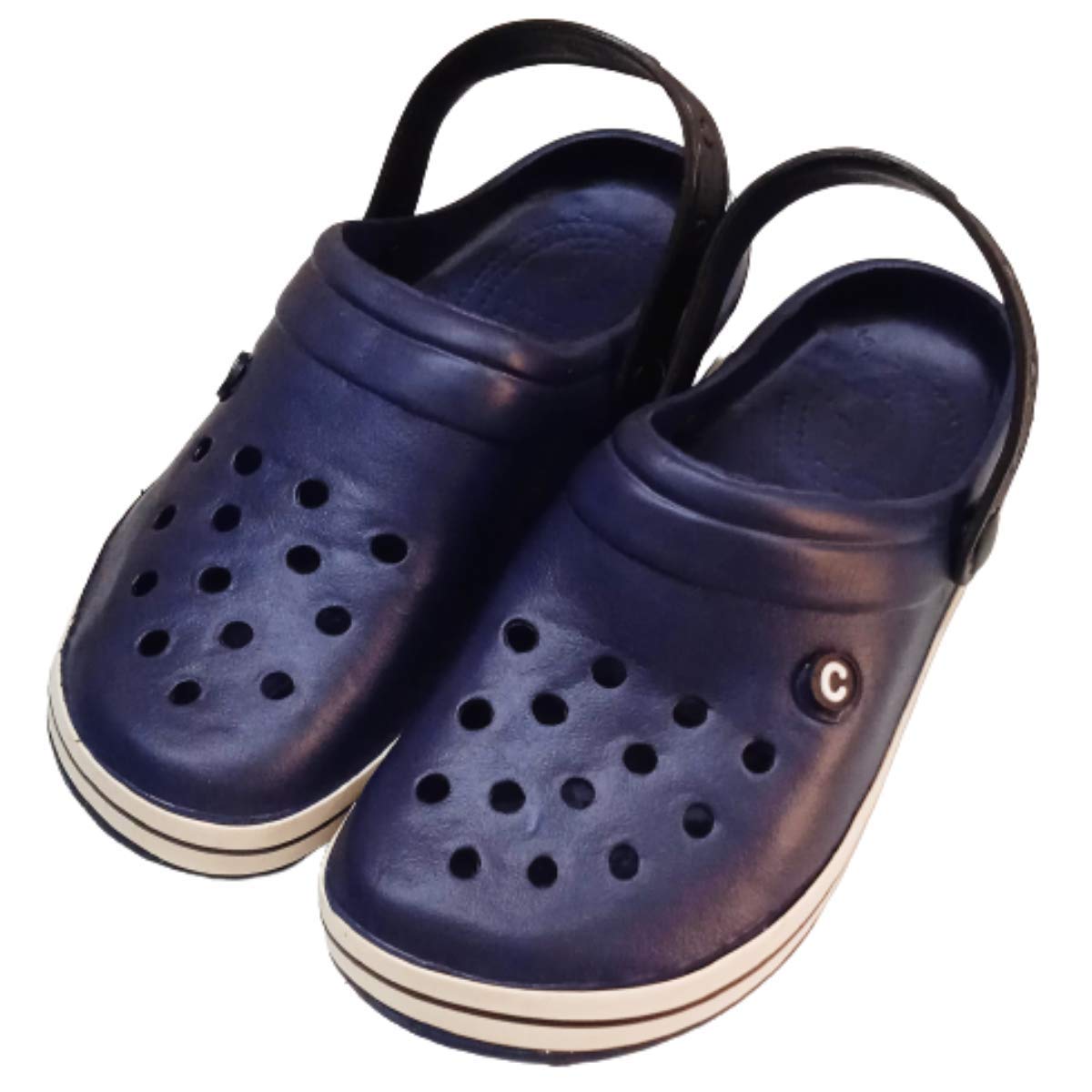 Buy Unicus Men's Rubber Clogs Sandal (SlipOn) Navy Blue (Numeric_6) at