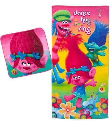 Amazon.com: Kids Warehouse Trolls Hooded Towel : Home & Kitchen