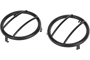 REPAIROCK 2pcs Turn Signal Light Grill Guard Protector Cover for Jeep Wrangler 07-17 for Jeep Wrangler JK 2018 Turn Signal Li