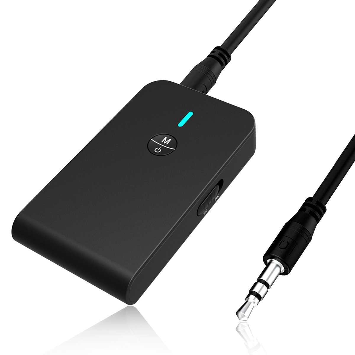 Bluetooth Adapter,YOTTA 2 in 1 Bluetooth Empfänger Transmitter Mini Tragbar mit 3,5mm Audio Adapter für Phone / PC / Auto / TV / MP3 / Kopfhörer und mehr(30 Stunden Playtime)