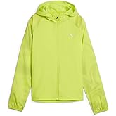 PUMA Womens Run Favorite Hooded Woven Jacket Running Athletic Outerwear - Black