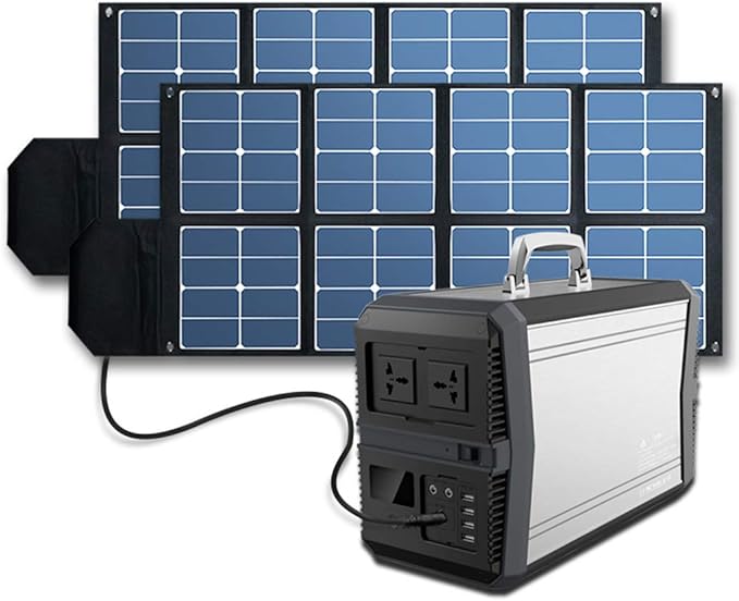 Draagbare Power Generator 1010Wh zonneenergie batterij met grote capaciteit, opvouwbare