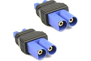 WOODGUILIN Ec5 Male Plug to Ec3 Female Connector Plug Adapter for RC Lipo Battery Ec5 Plug to Ec3 Connection(2 Pack Ec5-Ec3)