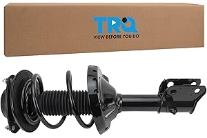 TRQ Front Left Complete Strut & Coil Spring Assembly Drivers Side Compatible with 2012-2016 Subaru Impreza