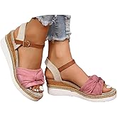 Orthopedic Sandals For Women 2026,Bow Knot Arch Support Walking Wedge Slip On Summer Sandal Dressy Open Toe Ankle Strap Platform Beach Slippers Comfortable Strappy Outdoor Vintage Shoes