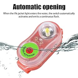 2PCS Life Jacket Light, Automatic Locator LED Light