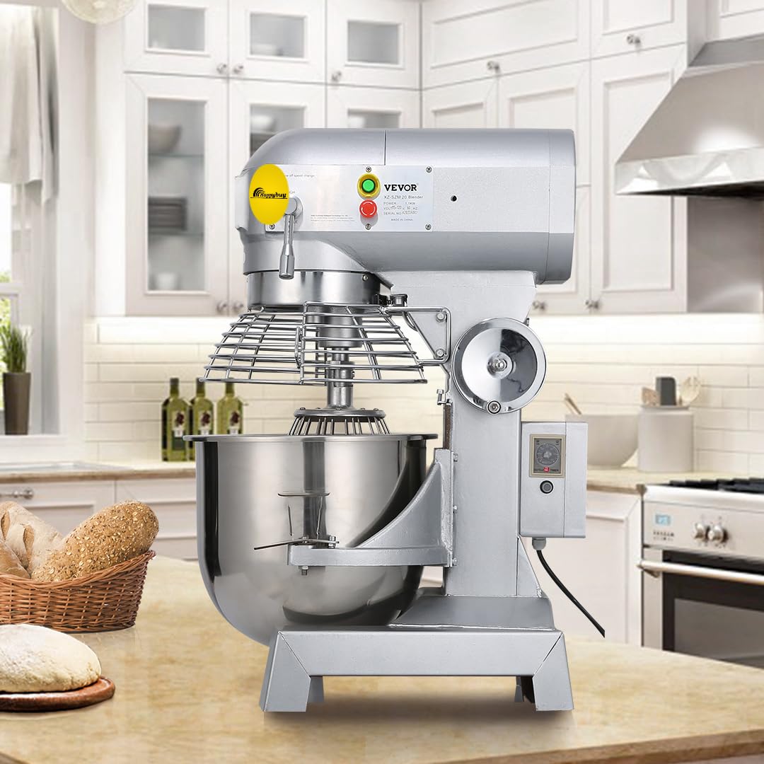 Happybuy 20Qt Commercial Food Mixer With Timing Function， Commercial