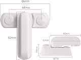 Sandiyago 4 Pack Sash Jammer Blocker White PVC uPVC Door Window Lock Anti Theft view 2