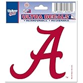 WinCraft NCAA University of Alabama Multi-Use Decal, 3" x 4"