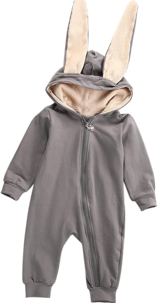 bunny ear baby romper