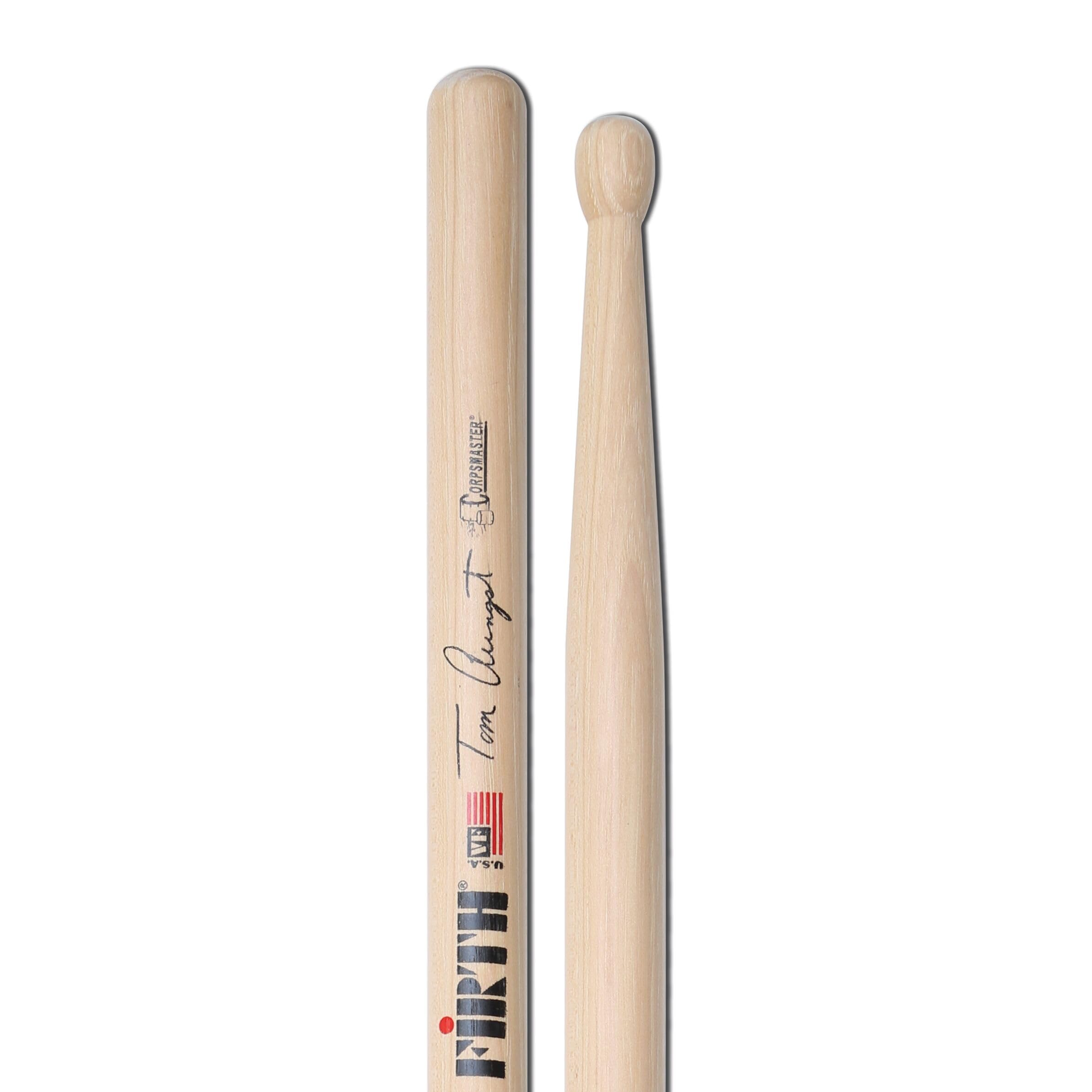 Vic FIrth - Corpsmaster® Signature Series Snare Drumsticks - Tom Aungst - Wood Tip