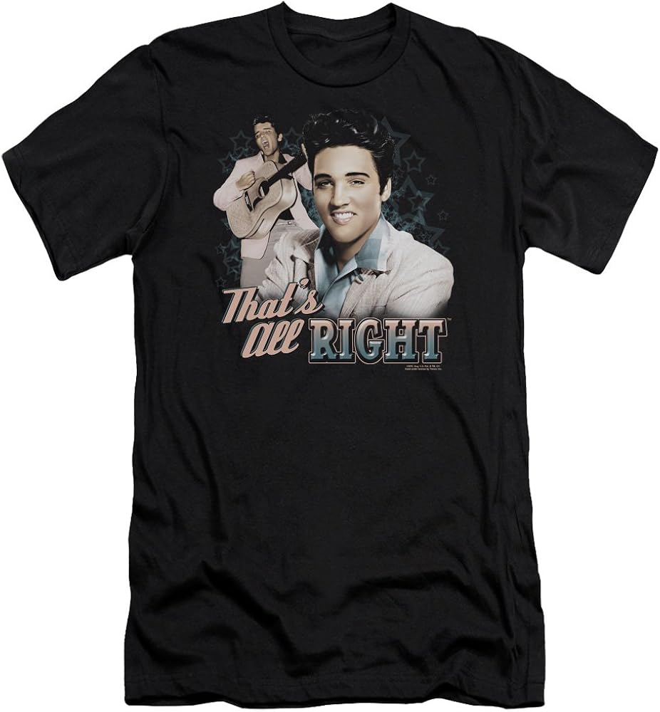 Elvis Presley TShirt Slim Fit de qualité supérieure pour Hommes