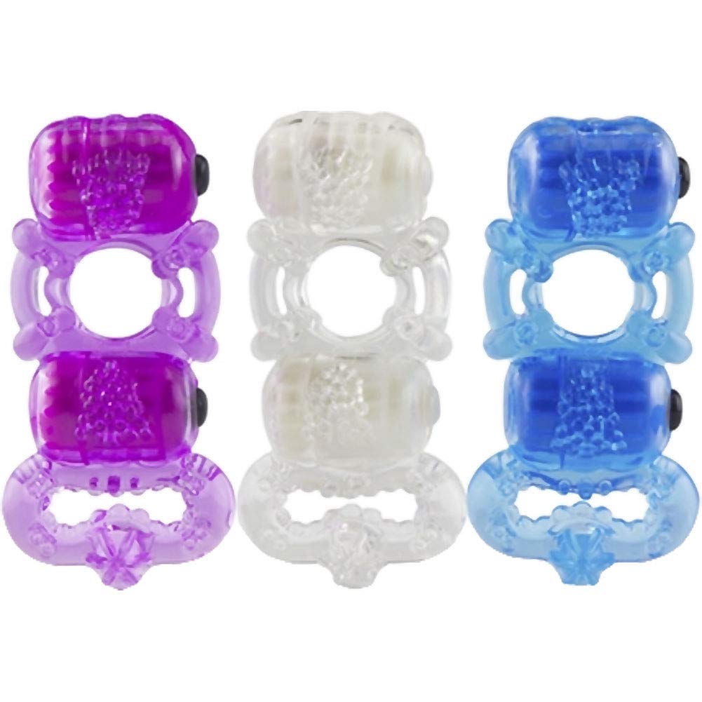 The Screaming O Tri-O Triple Pleasure Vibrating Ring
