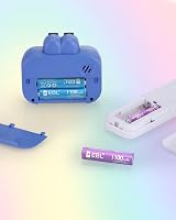 EBL AAA 1100mAh Ni-MH Rechargeable Batteries 10 Pack with Storage Case view 6