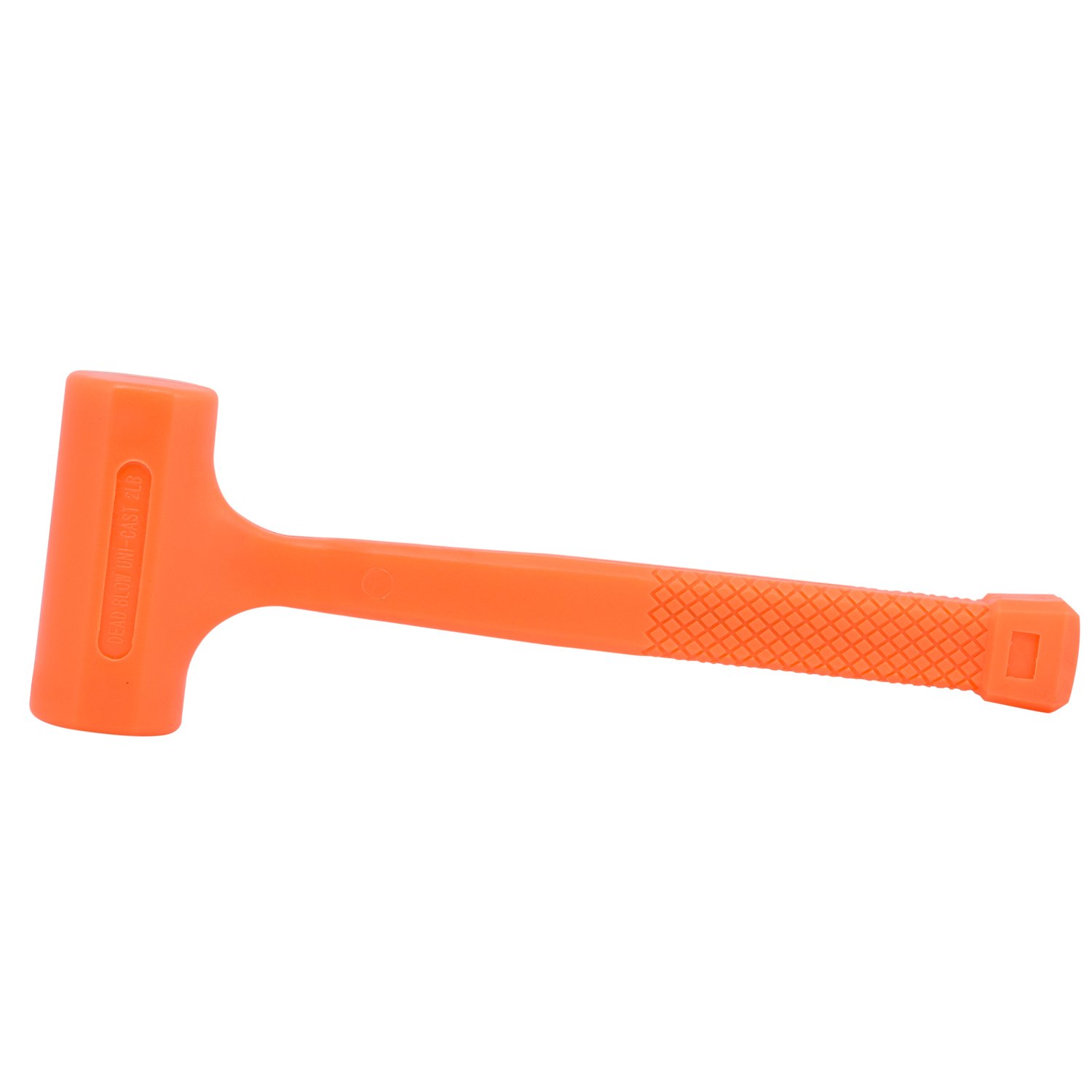 Neiko 02847A 2 LB Dead Blow Hammer, Neon Orange I Unibody Molded