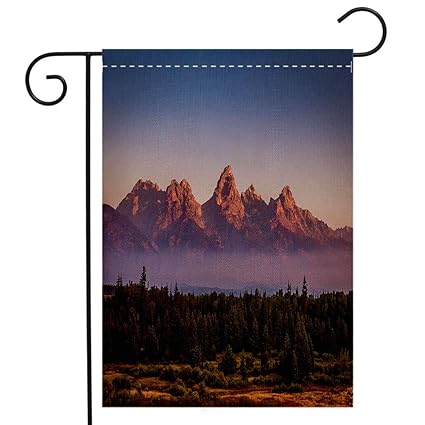 Amazon Com Beivivi Creative Home Garden Flag Grand Teton
