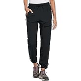 Tallemon Women's Tall Hiking Pants 31/33/35/37 Inseam Quick Dry Lightweight Water Resistant Cargo Pants 4 Zipper Pockets