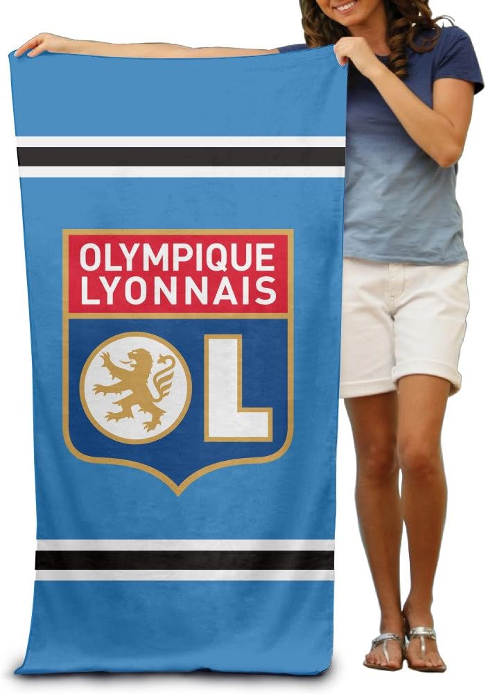 SHUIZHUYU Adults Lyon LYONNAIS Team Logo Beach Towel / 31.5'' 51.2''